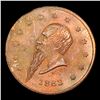 Image 2 : 1863 Gustavus Lindenmueller Civil War Token 1c Grades Select AU