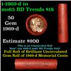 Image 1 : Shotgun Lincoln 1c roll, 1969-d 50 pcs Wrapper.