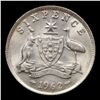 Image 3 : 1962 Australia Sixpence KM-58 Grades Select Unc