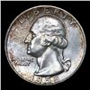 Image 2 : 1958-d Washington Quarter 25c Grades GEM Unc