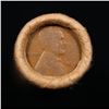 Image 2 : Mixed small cents 1c orig shotgun roll, 1918-d Wheat Cent, 1887 Indian Cent other end, Brinks Wrappe