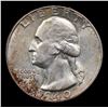 Image 2 : 1940-p Washington Quarter 25c Grades Choice AU/BU Slider+