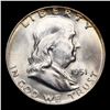 Image 2 : 1951-d Franklin Half Dollar 50c Grades Choice Unc+ FBL