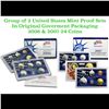 Group of 2 United States Mint Proof Sets 2006-2007 24 coins.
