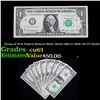 Image 1 : Group of 10 $1 Federal Reserve Notes, Series 1963 to 2009, All CU Grade Grades Select CU