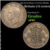 1948 Great Britain 1/2 Crown KM-866 Grades xf+