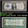1928A $1 Blue Seal Silver Certificate "Funnyback" Grades vf++