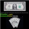 Image 1 : Group of 5 **Star Note** $1 Federal Reserve Notes, Series 1963 to 2009, All CU Grade Grades Select C