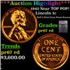 Proof ***Auction Highlight*** 1942 Lincoln Cent Near TOP POP! 1c Graded pr67 rd BY SEGS (fc)