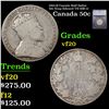 1903-H Canada 50c KM-12 Graded vf20 By SEGS