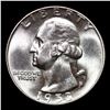 Image 2 : 1953-d Washington Quarter 25c Grades GEM+ Unc