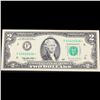 Image 2 : 1995 **Star Note** $2 Federal Reserve Note (Atlanta, GA) Grades vf++