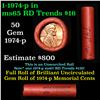 Image 1 : Lincoln 1c roll, 1974-p 50 pcs Brandt Wrapper.