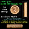 Image 1 : Shotgun Lincoln 1c roll, 1967-p 50 pcs Brandt Wrapper.