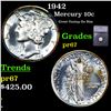 Image 1 : Proof 1942 Mercury Dime 10c Graded pr67 By SEGS