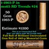 Image 1 : Shotgun Lincoln 1c roll, 1965-p 50 pcs Brandt Wrapper.