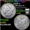 ***Auction Highlight*** 1893-o Morgan Dollar $1 Graded au58 By SEGS (fc)