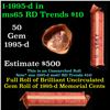 Image 1 : Lincoln 1c roll, 1995-d 50 pcs Wrapper.