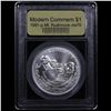 Image 2 : 1991-p Mount Rushmore Modern Commem Dollar $1 Graded ms70, Perfection By USCG