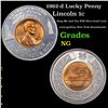 1962-d Lucky Penny  Lincoln Cent 1c Grades NG