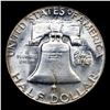 Image 3 : 1959-p Franklin Half Dollar 50c Grades Select+ Unc