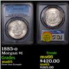 Image 1 : PCGS 1885-o Morgan Dollar $1 Graded ms65 BY PCGS