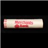Image 4 : Shotgun Lincoln 1c roll, 1980-p 50 pcs Merchants Bank Wrapper.