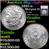 ***Auction Highlight*** 1897-o Morgan Dollar $1 Grades ms64+ By SEGS (fc)