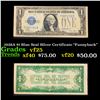 1928A $1 Blue Seal Silver Certificate "Funnyback" Grades vf+