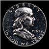 Image 2 : Proof 1963 Franklin Half Dollar 50c Grades GEM+ Proof Cameo