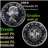 1964 Canada Dollar $1 Grades GEM++ PL