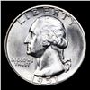 Image 2 : 1951-d Washington Quarter 25c Grades Choice Unc