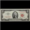 Image 2 : 1963 $2 Red Seal United States Note Grades Select CU