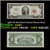 1963 $2 Red Seal United States Note Grades Gem CU