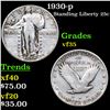 Image 1 : 1930-p Standing Liberty Quarter 25c Grades vf++