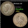 1931 Great Britain 3 Pence Threepence, Silver KM-831 Grades vf+