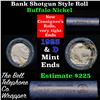 Image 1 : Buffalo Nickel Shotgun Roll in Old Bank Style 'Bell Telephone'  Wrapper 1923 &d Mint Ends Grades