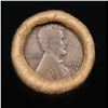 Image 2 : Mixed small cents 1c orig shotgun roll, 1918-s Wheat Cent, 1889 Indian Cent other end, Brinks Wrappe