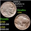 1925-s Buffalo Nickel 5c Grades vf++