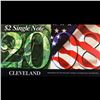 Image 2 : 2003A $2 Federal Reserve Note, Uncirculated 2008 BEP Folio Issue (Cleveland, OH) Grades Gem CU