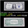 **Star Note** 1957 $1 Blue Seal Silver Certificate Grades Choice AU/BU Slider