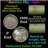 ***Auction Highlight*** Manufactures Hanover Trust Shotgun 1888 & 'P' Ends Mixed Morgan/Peace Silver