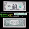Image 1 : **Repeater Serial!** 1977A $1 Federal Reserve Note (St. Louis, MO) Serial # H 81268126 C Grades Choi