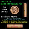 Image 1 : Shotgun Lincoln 1c roll, 1973-s 50 pcs Brandt Wrapper.