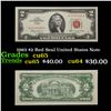 1963 $2 Red Seal United States Note Grades Gem CU