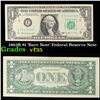 Image 1 : 1963B $1 'Barr Note' Federal Reserve Note Grades vf++