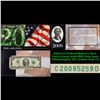 Image 1 : 2003A $2 Federal Reserve Note, Uncirculated 2008 BEP Folio Issue (Philadelphia, PA) Grades Gem CU