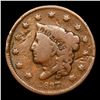 Image 2 : 1837 Head of 1838 Coronet Head Large Cent 1c Grades f+