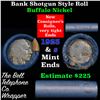 Image 1 : Buffalo Nickel Shotgun Roll in Old Bank Style 'Bell Telephone'  Wrapper 1923 &s Mint Ends Grades