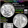Image 1 : ***Auction Highlight*** 1923-s Mercury Dime 10c Graded ms65+ fsb By SEGS (fc)